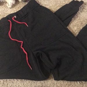 Black joggers